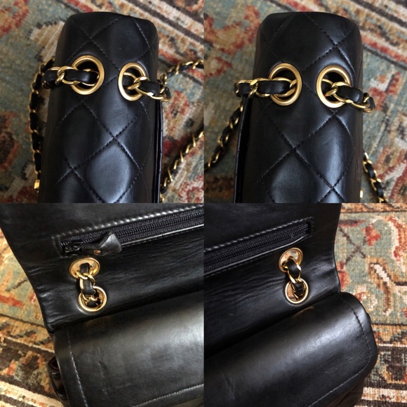 SOLD***Chanel Vintage Classic Double Flap Bag - Picture 10 of 13